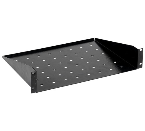 Полка стационарная ITK RS05-350P-R 2U нагр.:30кг. 19" 350мм черный (упак.:1шт)