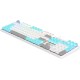 Клавиатура A4Tech Bloody S510R механическая белый USB for gamer LED (S510R USB ICY WHITE/BLMS RED)