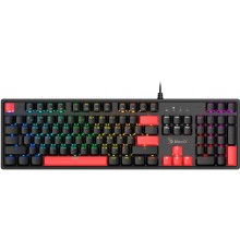 Клавиатура A4Tech Bloody S510R механическая черный USB for gamer LED (S510R USB FIRE BLACK/BLMS RED)