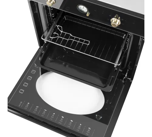 Духовой шкаф Электрический Maunfeld EOEFG.566RBG.RT черный
