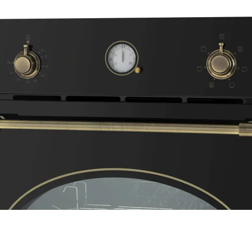 Духовой шкаф Электрический Maunfeld EOEFG.566RBG.RT черный