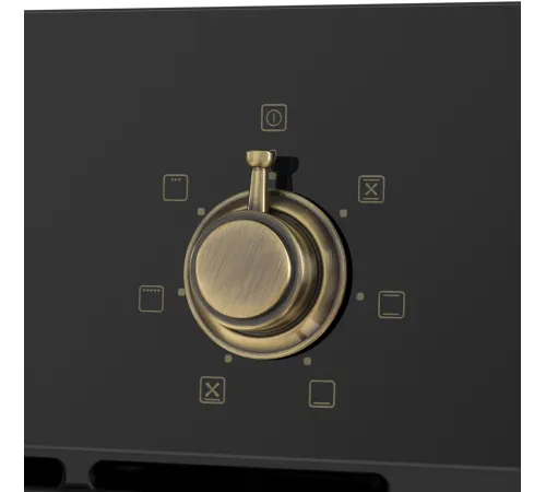 Духовой шкаф Электрический Maunfeld EOEFG.566RBG.RT черный