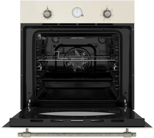 Духовой шкаф Электрический Maunfeld EOEFG.566RIB.RT слоновая кость