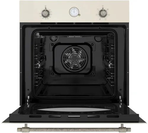 Духовой шкаф Электрический Maunfeld EOEFG.566RIB.RT слоновая кость