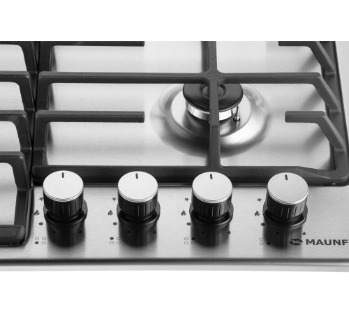 Газовая варочная поверхность Maunfeld EGHS.64.6CS/G нержавеющая сталь
