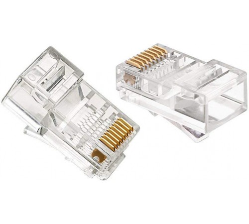 Коннектор Premier (6-008) кат.5e RJ45 прозрачный Коннектор Premier (6-008) кат.5e RJ45 прозрачный