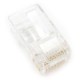 Коннектор Premier (6-008) кат.5e RJ45 прозрачный