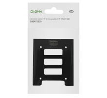Салазки для 3.5" отсека Digma для HDD 2.5" DGBRT2535 металл
