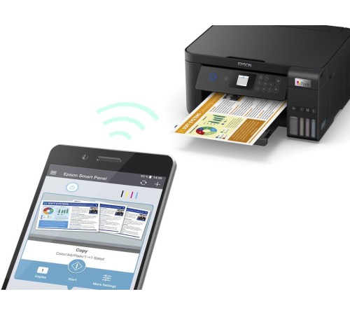МФУ струйный Epson L4260 (C11CJ63515) A4 Duplex WiFi черный