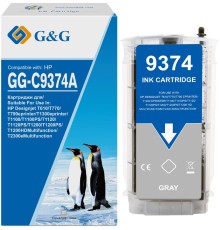 Картридж струйный G&G GG-C9374A серый (130мл) для HP Designjet T610/T770/T790eprinter/T1300eprinter/T1100