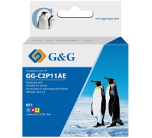 Картридж струйный G&G GG-C2P11AE 651 многоцветный (12мл) для HP DeskJet 5575/5645