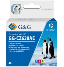 Картридж струйный G&G GG-CZ638AE 46 многоцветный для HP DJ Adv 2020hc/2520hc