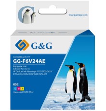 Картридж струйный G&G GG-F6V24AE 652 многоцветный для HP IA 1115/2135/3635/4535/3835/4675