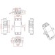 Адаптер Hyperline FA-P11Z-DLC/DLC-N/WH-BG проходн.LC дупл. 50/125 OM2 бежевый (упак.:1шт)
