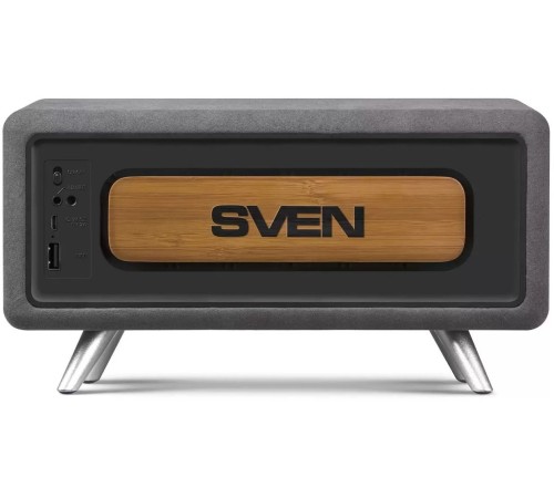 Колонка порт. Sven АС HA-930 дерево/черный 30W 1.0 BT/3.5Jack/USB 2200mAh