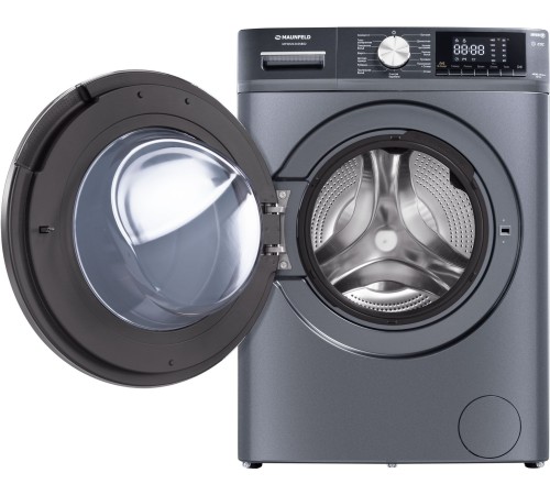 Стиральная машина Maunfeld MFWM1410SB02 класс: A+++ загр.фронтальная макс.:10кг темно-серебристый инвертер