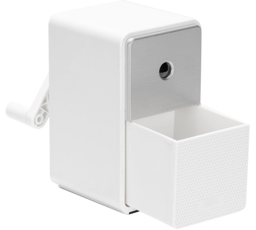 Точилка для карандашей механическая Deli 71160White 1 отверстие пластик белый Точилка для карандашей механическая Deli 71160White 1 отверстие пластик белый
