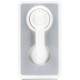 Точилка для карандашей механическая Deli 71160White 1 отверстие пластик белый