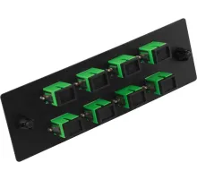 Адаптерная панель для кроссов LAN-FOBM с 8 дуплексными адаптерами LC/OS2 (LAN-APM-8x2LC/OS2)
