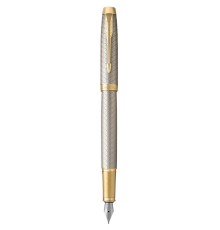 Ручка перьев. Parker IM Premium F323 (CW1931684) Grey GT F сталь нержавеющая подар.кор.