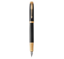Ручка перьев. Parker IM Premium F323 (CW1931646) Black GT F сталь нержавеющая подар.кор.