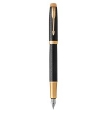 Ручка перьев. Parker IM Premium F323 (CW1931646) Black GT F сталь нержавеющая подар.кор.