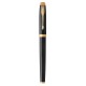 Ручка перьев. Parker IM Premium F323 (CW1931646) Black GT F сталь нержавеющая подар.кор.
