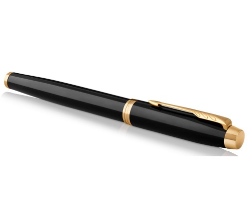 Ручка перьев. Parker IM Core F321 (CW1931645) Black GT F сталь нержавеющая подар.кор.