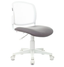 Кресло детское Бюрократ CH-W296NX белый TW-15 сиденье серый Neo Grey сетка/ткань крестов. пластик белый пластик белый