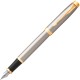 Ручка перьев. Parker IM Core F321 (CW1931649) Brushed Metal GT F сталь нержавеющая подар.кор.