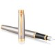 Ручка перьев. Parker IM Core F321 (CW1931649) Brushed Metal GT F сталь нержавеющая подар.кор.