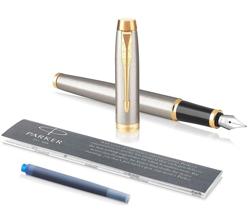 Ручка перьев. Parker IM Core F321 (CW1931649) Brushed Metal GT F сталь нержавеющая подар.кор. Ручка перьев. Parker IM Core F321 (CW1931649) Brushed Metal GT F сталь нержавеющая подар.кор.