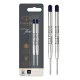 Стержень шариковый Parker QuinkFlow Z08 (CW1950372) M 1мм черные чернила блистер (2шт)