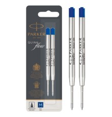 Стержень шариковый Parker QuinkFlow Z08 (CW1950373) M 1мм синие чернила блистер (2шт)