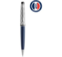 Ручка шариков. Waterman Expert L`Essence du Bleu (CW2166466) LaqBlue CT M син. черн. подар.кор.