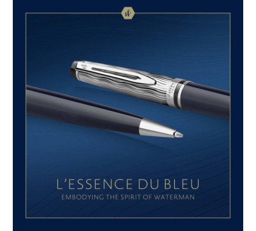 Ручка шариков. Waterman Expert L`Essence du Bleu (CW2166466) LaqBlue CT M син. черн. подар.кор.