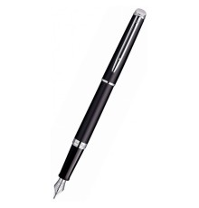 Ручка перьев. Waterman Hemisphere (CWS0920810) Matte Black CT F сталь нержавеющая подар.кор.