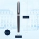 Ручка перьев. Waterman Hemisphere (CWS0920810) Matte Black CT F сталь нержавеющая подар.кор.