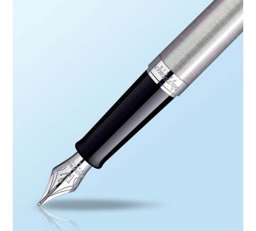 Ручка перьев. Waterman Hemisphere (CWS0920410) Steel CT F сталь нержавеющая подар.кор. Ручка перьев. Waterman Hemisphere (CWS0920410) Steel CT F сталь нержавеющая подар.кор.
