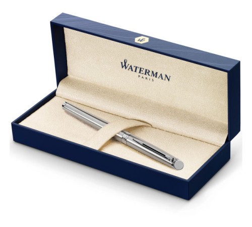 Ручка роллер Waterman Hemisphere (CWS0920450) Steel CT F черн. черн. подар.кор. Ручка роллер Waterman Hemisphere (CWS0920450) Steel CT F черн. черн. подар.кор.