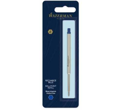 Стержень шариковый Waterman Standard Maxima (CWS0944490) M 1мм синие чернила блистер (1шт)