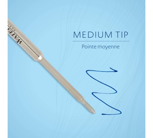 Стержень шариковый Waterman Standard Maxima (CWS0944490) M 1мм синие чернила блистер (1шт)