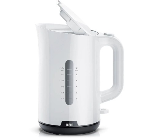 Чайник электрический Braun WK1100WH 1.7л. 2200Вт белый (корпус: пластик) Чайник электрический Braun WK1100WH 1.7л. 2200Вт белый (корпус: пластик)