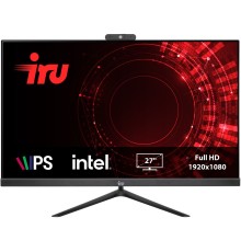 Моноблок IRU Office 27IH5P 27" Full HD i3 10105 (3.7) 16Gb SSD256Gb UHDG 630 Free DOS GbitEth WiFi BT 120W Cam черный 1920x1080