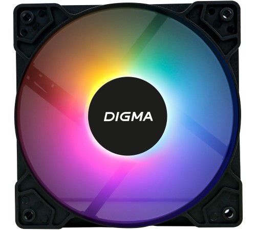 Вентилятор Digma DFAN-FRGB1 3-pin 4-pin(Molex)24dB 125gr LED Ret Вентилятор Digma DFAN-FRGB1 3-pin 4-pin(Molex)24dB 125gr LED Ret