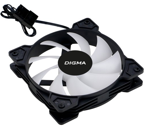 Вентилятор Digma DFAN-FRGB1 3-pin 4-pin(Molex)24dB 125gr LED Ret Вентилятор Digma DFAN-FRGB1 3-pin 4-pin(Molex)24dB 125gr LED Ret