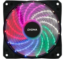 Вентилятор Digma DFAN-FRGB2 3-pin 4-pin(Molex)24dB 160gr LED Ret