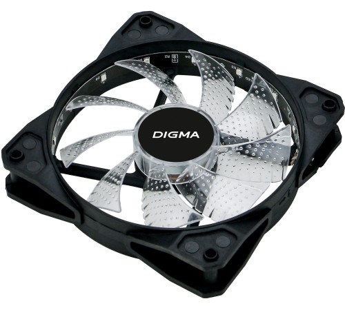 Вентилятор Digma DFAN-FRGB2 3-pin 4-pin(Molex)24dB 160gr LED Ret Вентилятор Digma DFAN-FRGB2 3-pin 4-pin(Molex)24dB 160gr LED Ret