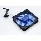 Вентилятор Digma DFAN-LED-BLUE 3-pin 4-pin(Molex)24dB 160gr LED Ret