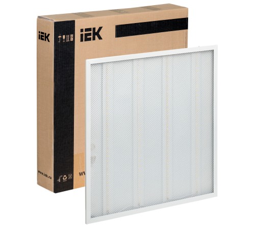 Панель светодиод. IEK ДВО 6560-P 36Вт 6500K белый опал и призма (упак.:1шт) (LDVO2-6560-36-6500-U-K01)